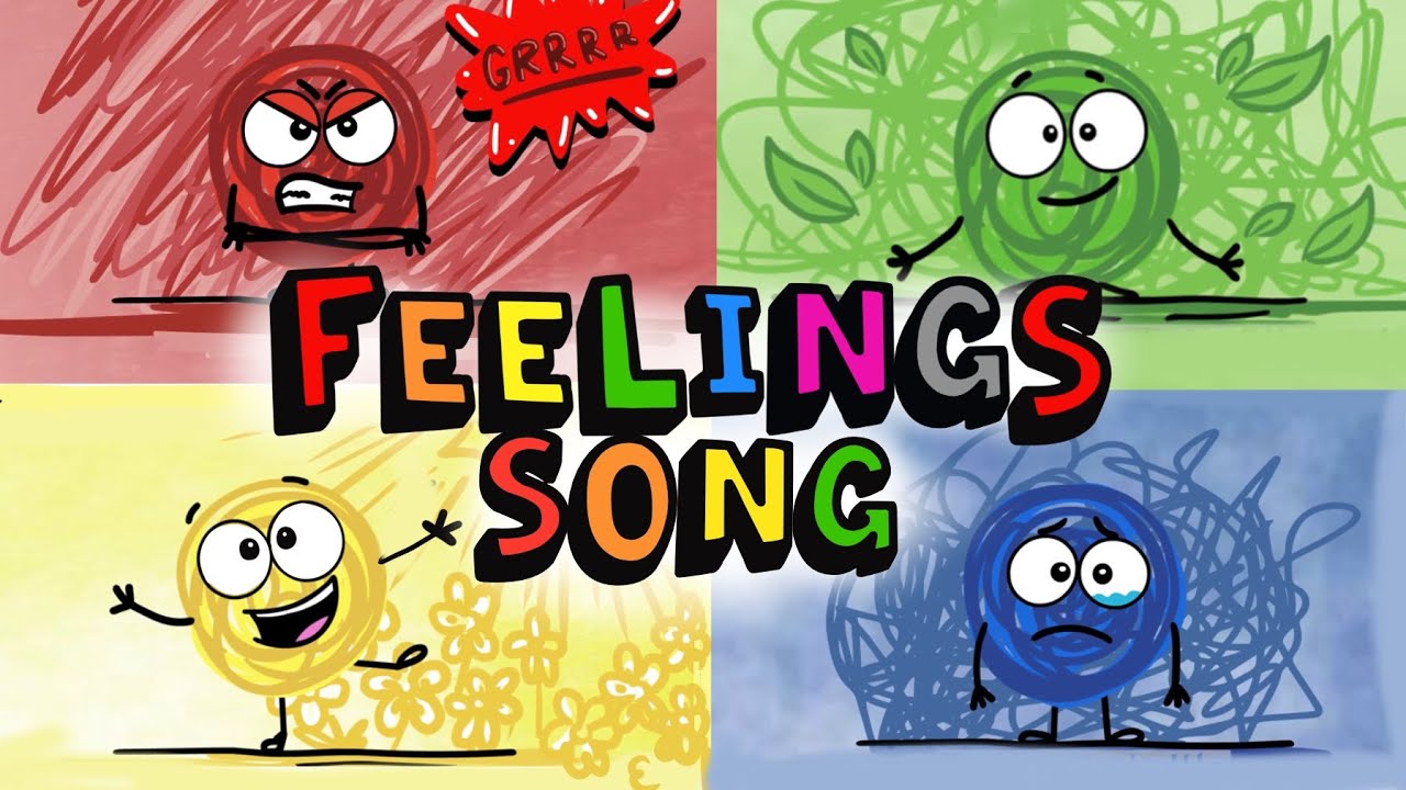 Kids Feelings & Emotions Song 🎶 | Fun Animation & A Little SPOT