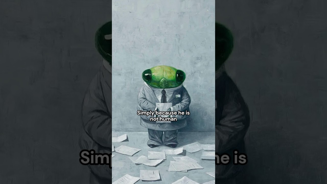 He’s just a little dude :( | CICADA (2019) by Shaun Tan #art #paintings