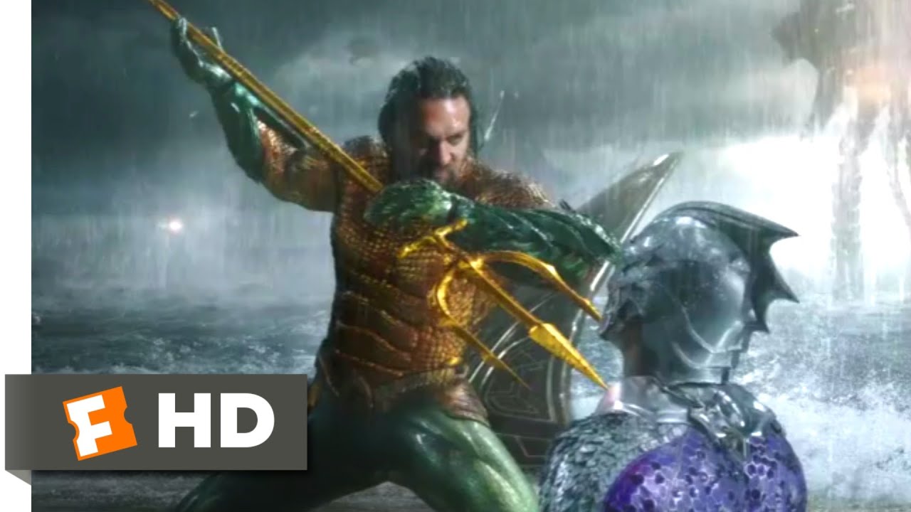 Aquaman (2018) - Epic Battle with King Orm 🌊