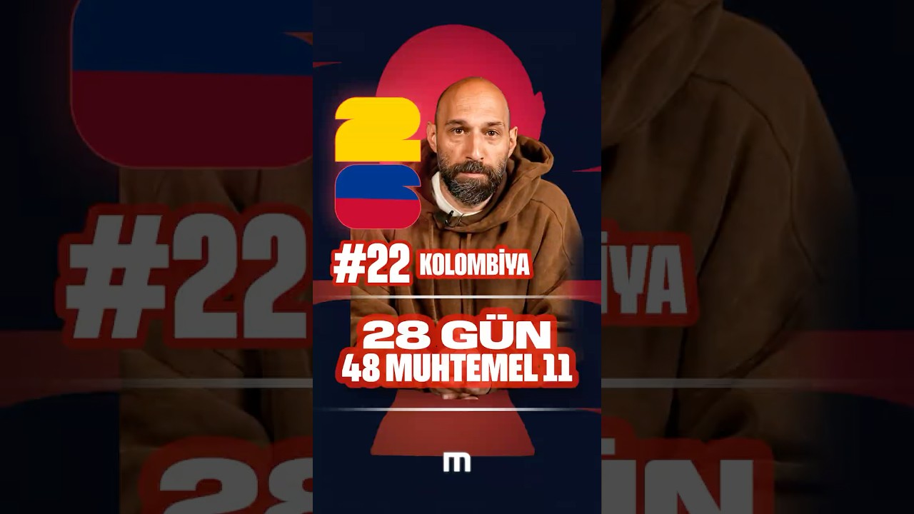 28 Günde 48 Muhtemel 11: Kolombiya #2026dünyakupası