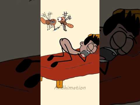 revenge of the midnight mosquitoes! π€£π best animation memes #shorts #4k