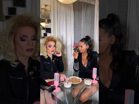 Gia Gunn & Katya recreate Do You Believe in Milk & Cookies? 😂 #dragrace #shorts #rupaulsdragrace