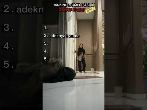 ranking momen lucu orang kaget part2