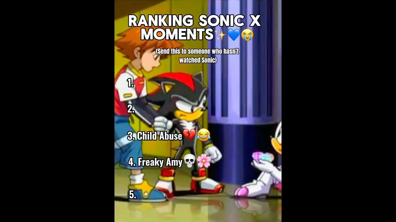 Hilarious Sonic X Out-of-Context Moments πβ¨