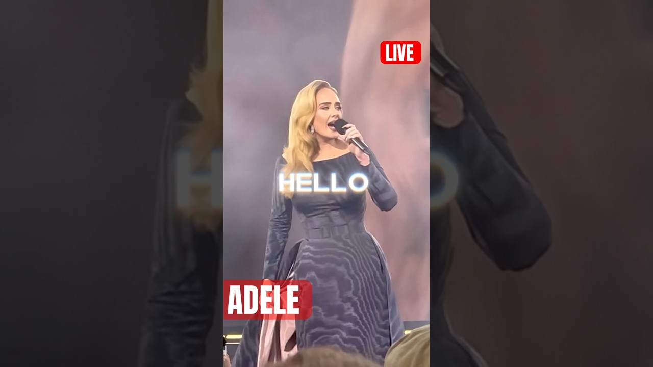 Adele Performs 'Hello' Live – A Powerful and Iconic Performance
