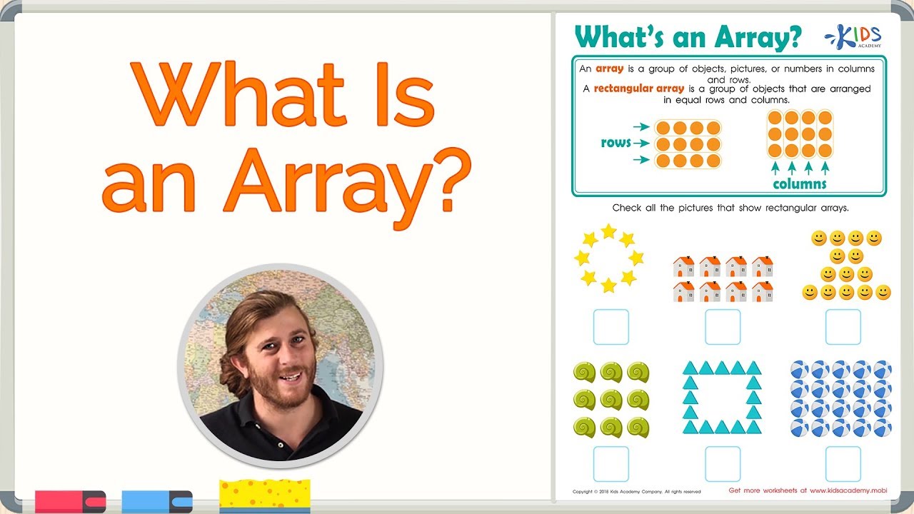 Fun Arrays for 2nd Grade Math | Kids Academy Learning App ๐