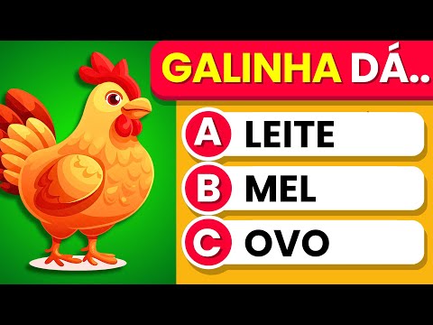 Quão bom é o seu CONHECIMENTO GERAL? 🧠 Quiz de Escola Primária