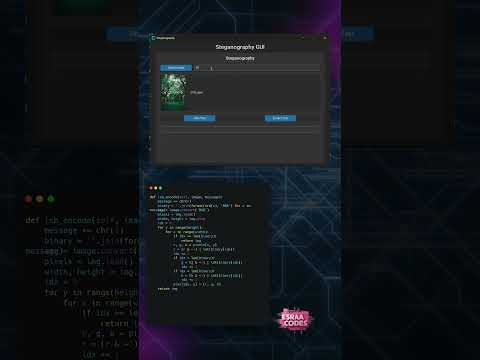 [Part 2] Hide Text in Images | Python Steganography GUI Live Test 🔒