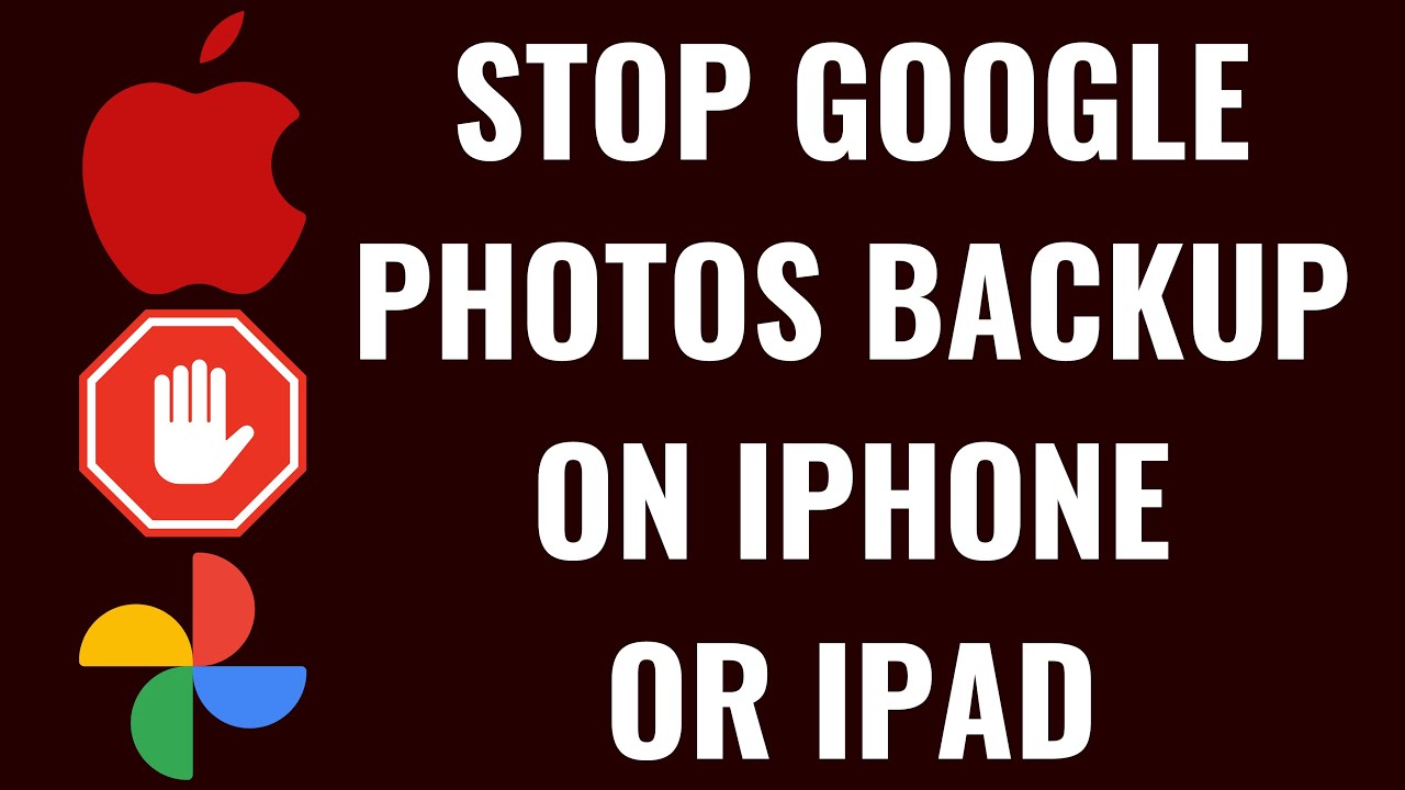 Stop Google Photos Backup on iPhone/iPad 📱