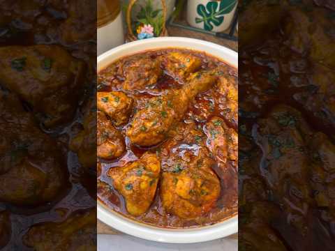 Dhaba Style Chicken Masala😍 #shorts #chicken #viral
