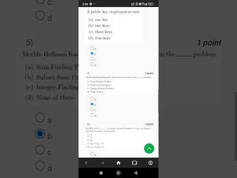 NPTEL Cryptography and Network Security | Week 5 Assignment Solutions | January to April 2025 #nptel