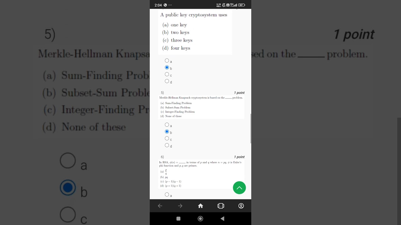 NPTEL Cryptography & Network Security Week 5 Solutions (Jan-Apr 2025) 🔐