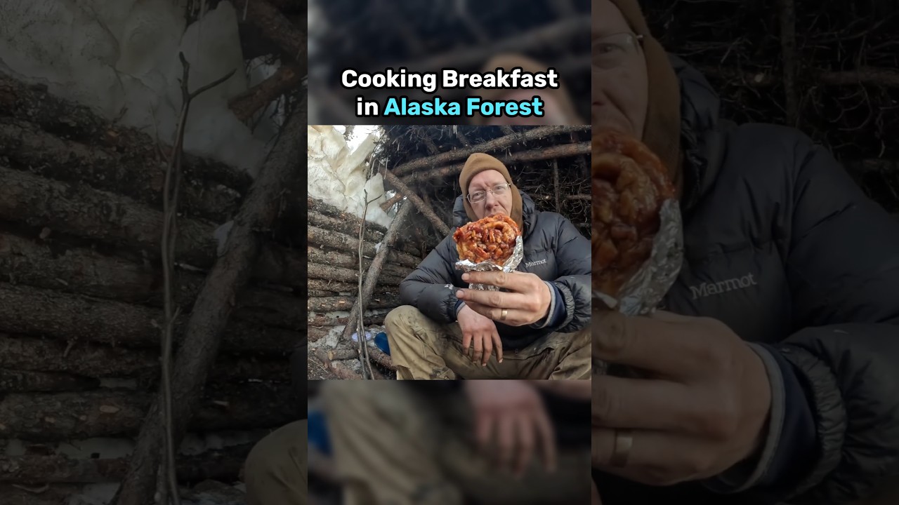 Cooking Breakfast in Alaska’s Forest 🌲 | Camping Tips & Tricks