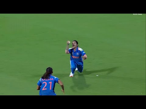 Amanjot Kaur match winning catch of Laura Wolvaardt, India vs South Africa Women's World Cup Final