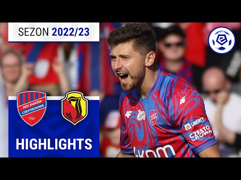 Raków Częstochowa - Jagiellonia Białystok 2:2 | SKRÓT | Ekstraklasa 2022/23 | 5. Kolejka