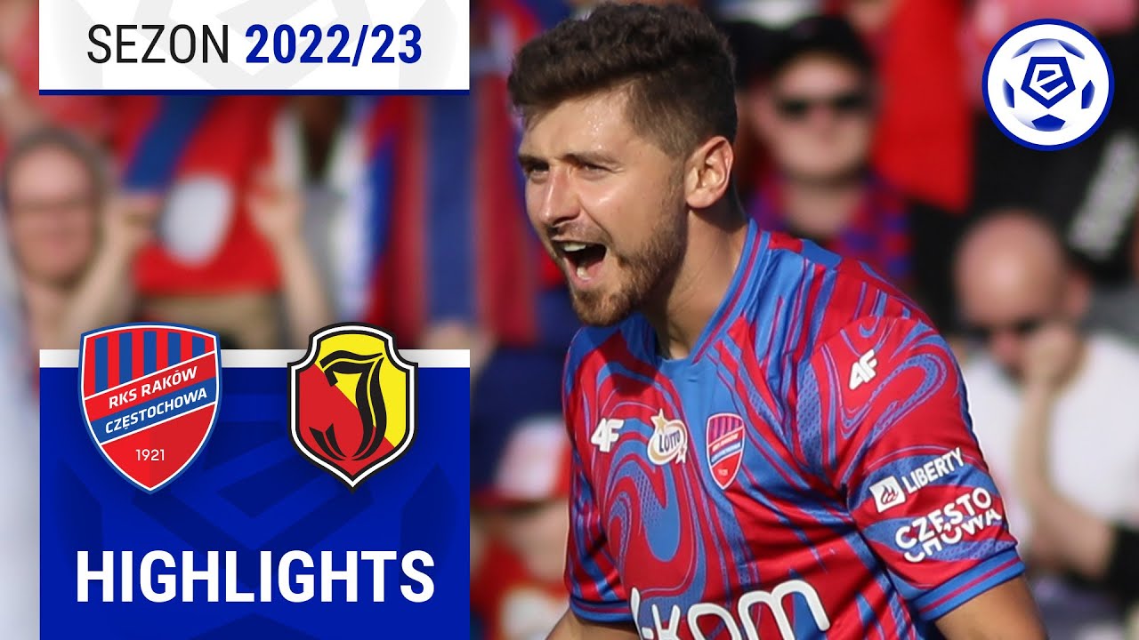 Emotional 2:2 Draw Between Raków Częstochowa and Jagiellonia Białystok ⚽ | Ekstraklasa 2022/23 - Match Highlights