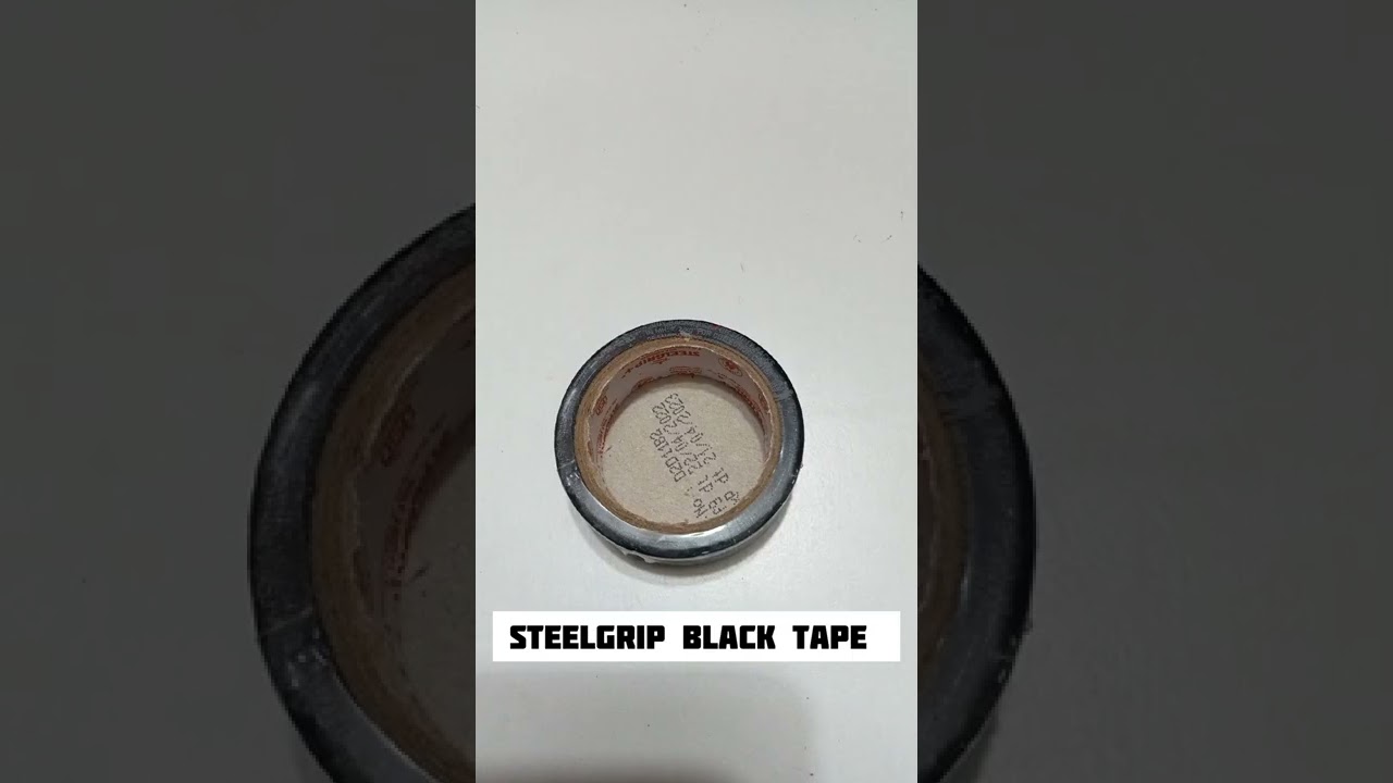 Black Tape Steelgrip PVC Tape for Electronics