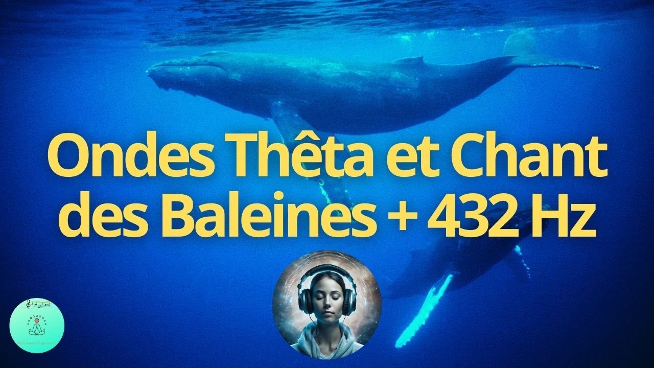 Ondes Binaurales Theta & Baleines | Méditation & Guérison