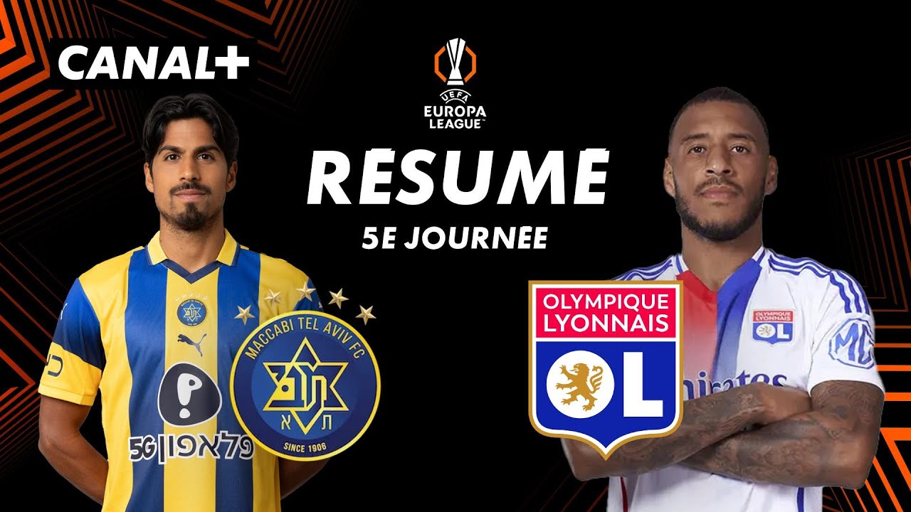 Résumé Maccabi Tel Aviv vs Lyon - Ligue Europa 2025/26