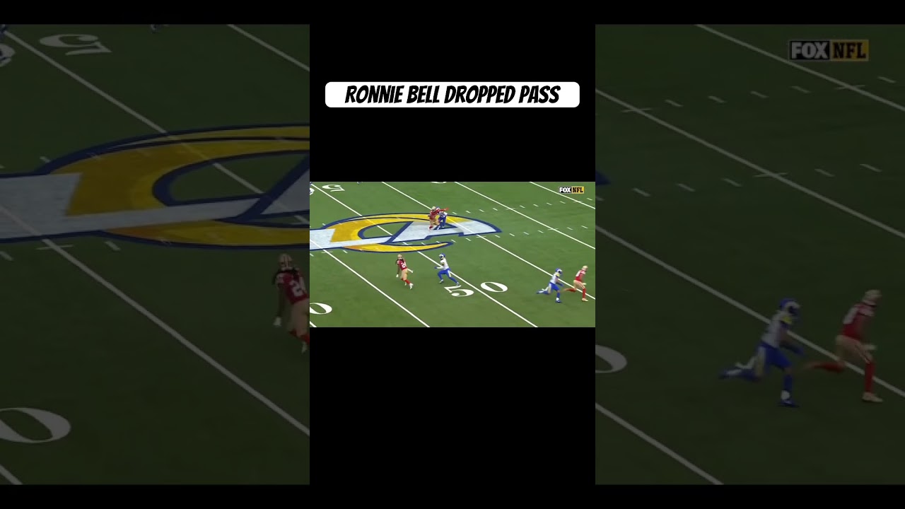 49ers Ronnie Bell's Drop Was a Nightmare 😩