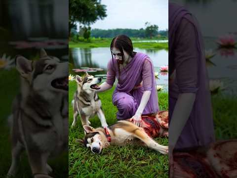 Zombie Attacked Puppy's Mom🧟#shorts #zombie #puppy #revenge #humanity #trending #success #wildlife