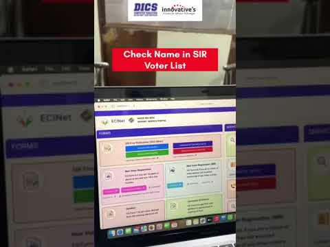 Check Your Name in the SIR Voter List 🗳️