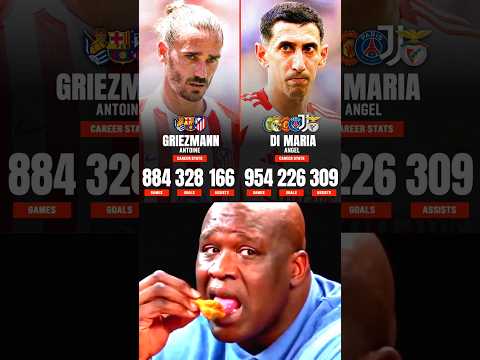Antoine Griezmann vs Angle Di Maria Caree Stats 🤯👍👀
