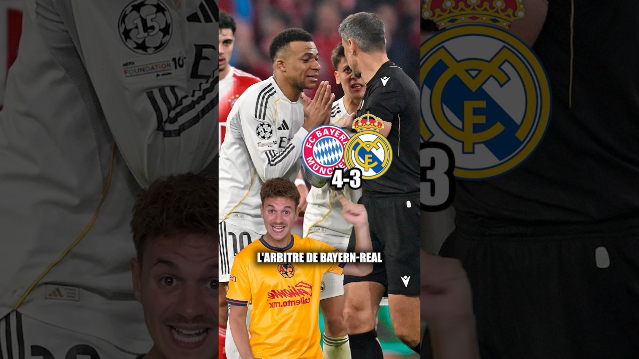 Arbitre du match Bayern-Real suspendu pour erreur sur Camavinga 😱