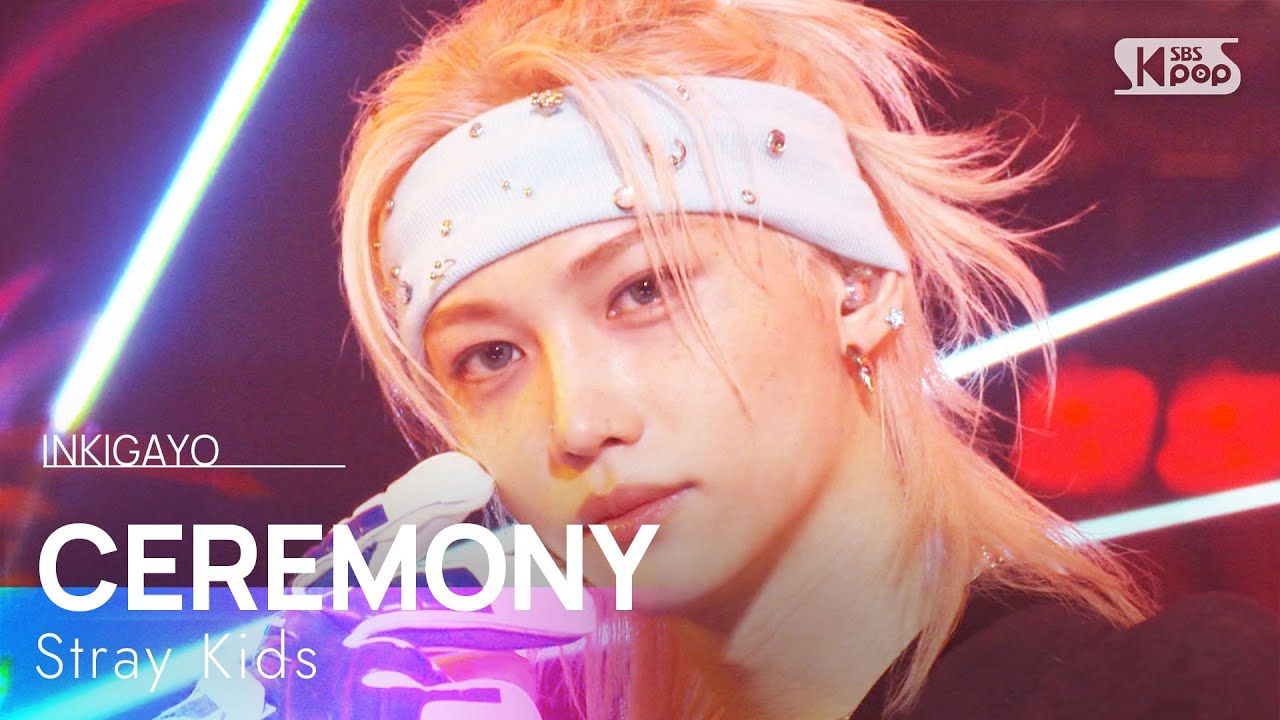 Stray Kids Perform 'CEREMONY' on SBS Inkigayo + Global Voting Info 🌏