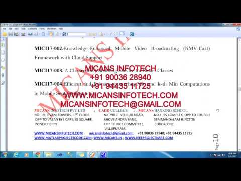 CSE IEEE LIST 2017 - 2018 -IEEE PROJECTS 2017-2018