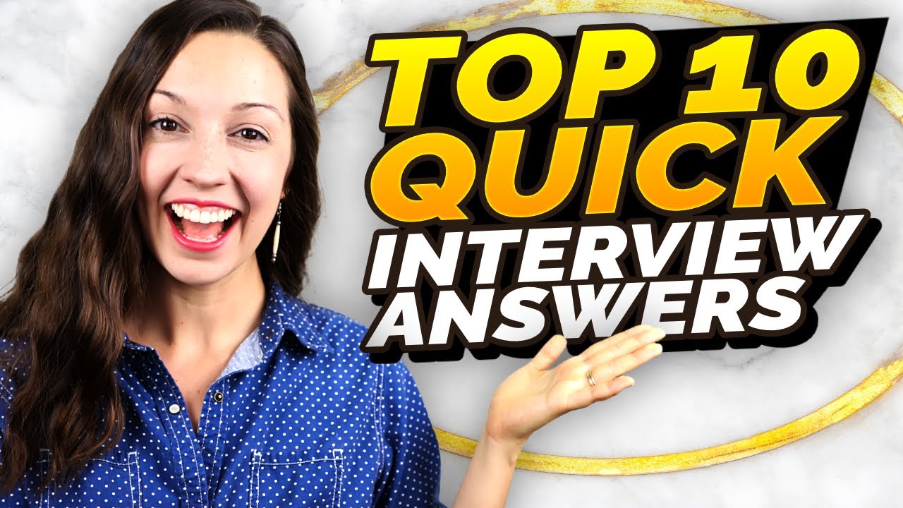 Top 10 Interview Questions & Quick Answers ๐ฏ