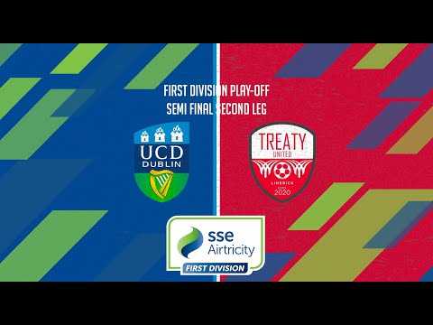First Division Play-Off Semi Final Second Leg: UCD (4) 1-2 (2) Treaty United