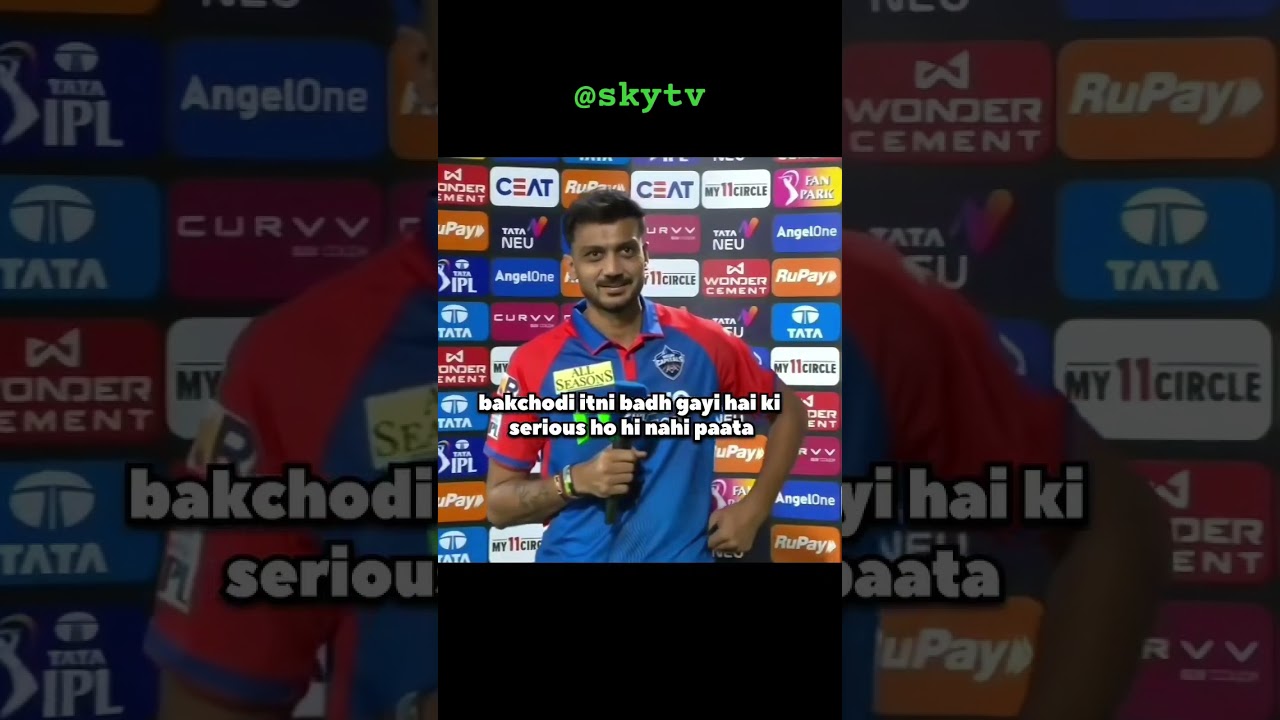 Axar Patel's Post-Match Interview & Highlights from IPL 2025 Clash 😂