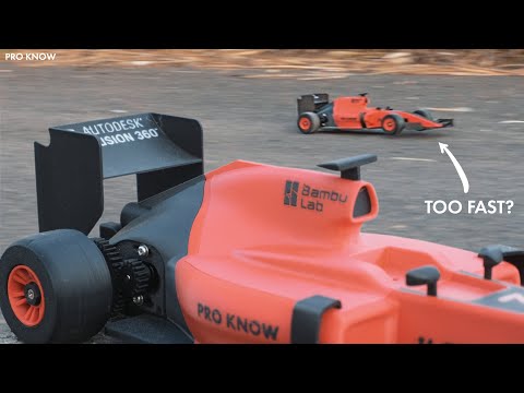 Making a High Speed F1 RC Car - Fully 3D Printed