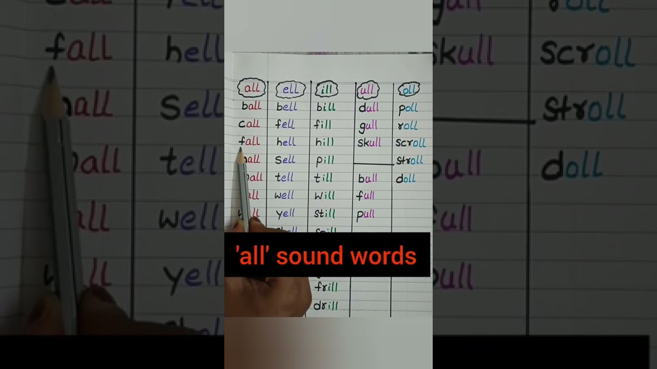 Master All 'All' Sound Words! 🔤 | Level Up Phonics #Shorts