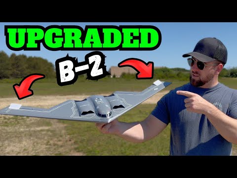 E-flite Micro B-2 Stealth Bomber RC jet Just Got More REAL!
