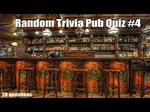 Random Trivia Pub Quiz #4 - 20 Questions - General Knowledge, Tough and Easy.  {ROAD TRIpVIA- ep:94]