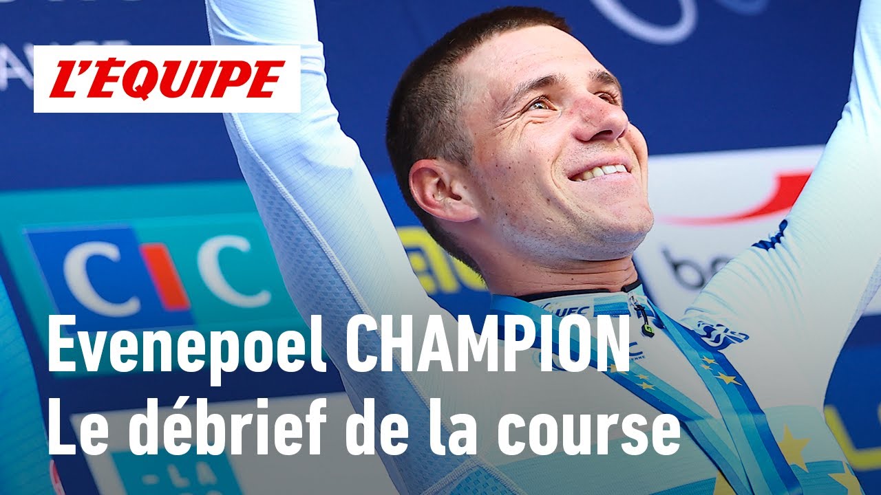 Championnat d'Europe 2025 : Remco Evenepoel écrase la compétition avec un doublé en contre-la-montre 🚴♂️