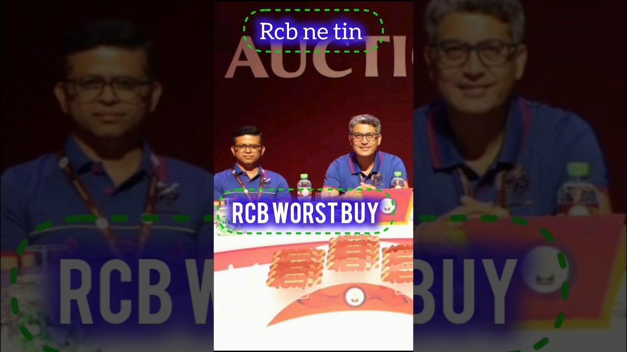 Rcb 2025 RCB 2025 Worst Buy Mega Auction 🚨