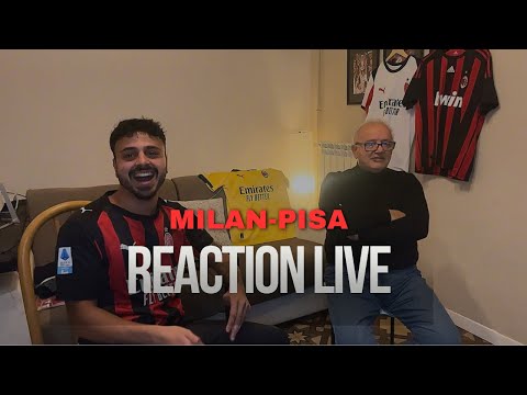 BISOGNA CHIUDERLEEEEE !! MILAN - PISA 2-2 REACTION LIVE !!