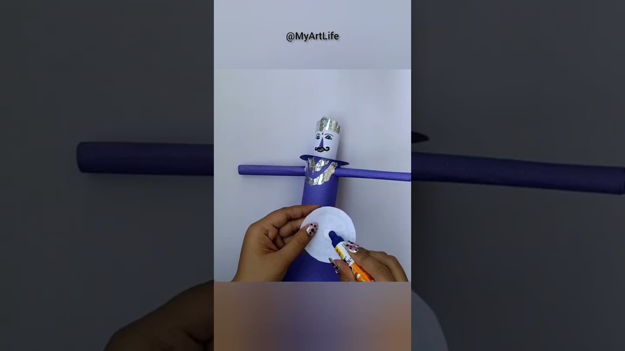 Simple Ravan Craft for Beginners 😍