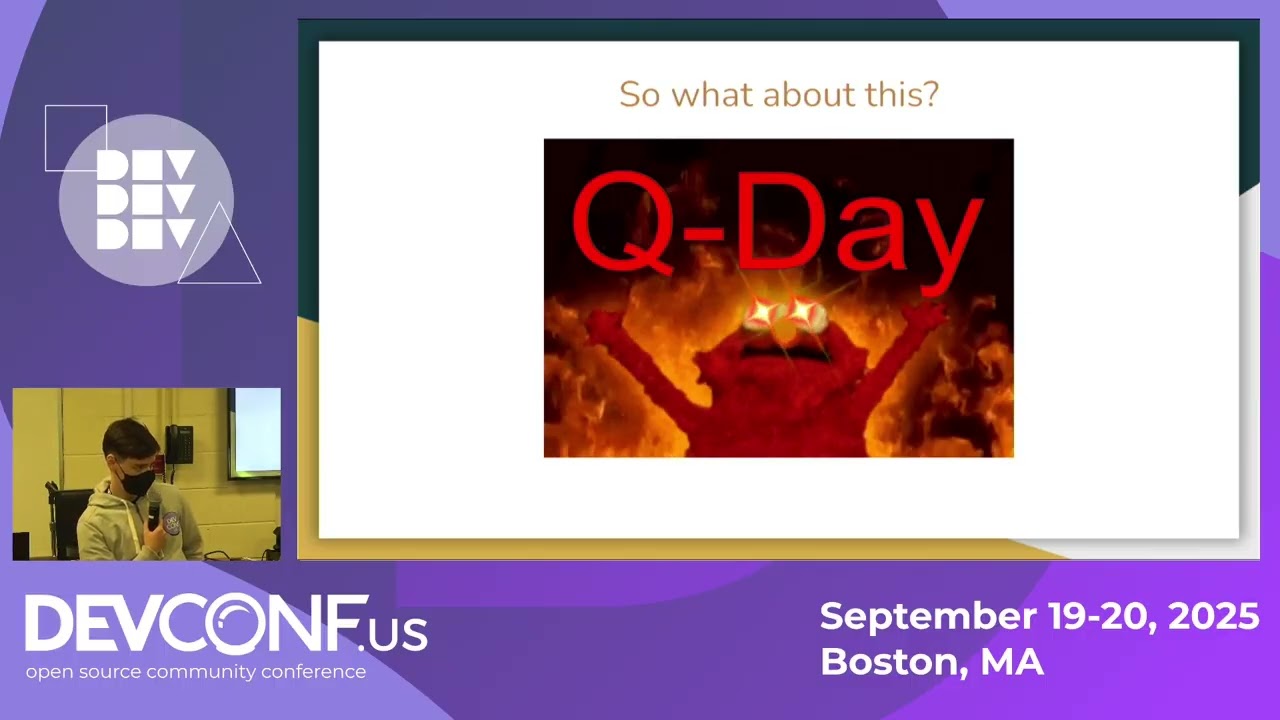 Post-Quantum Digital Signing: Preparing for the Quantum Era at DevConf.US 2025 π