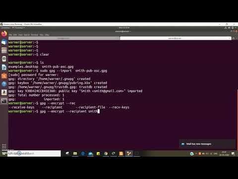 Asymmetric Cryptography | RSA | GPG Framework | Ubuntu