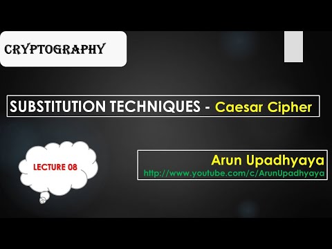 LECTURE 08: CAESAR CIPHER #Caesarcipher #Cipher #Cryptography #encryption