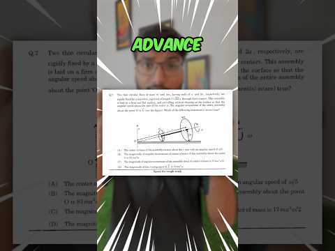 ❌TOUGHEST Question of JEE ADVANCED 🤯| Challenge🔥 #jee #shorts