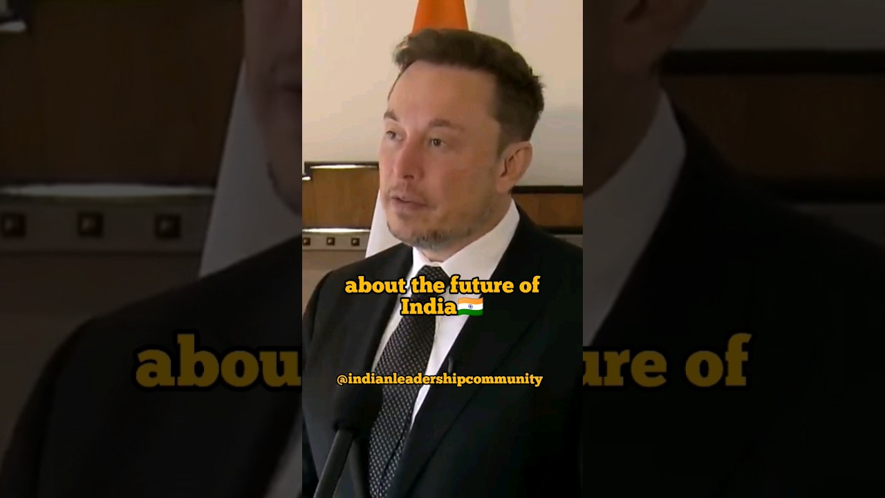 Elon Musk Praises India's Growth 🇮🇳