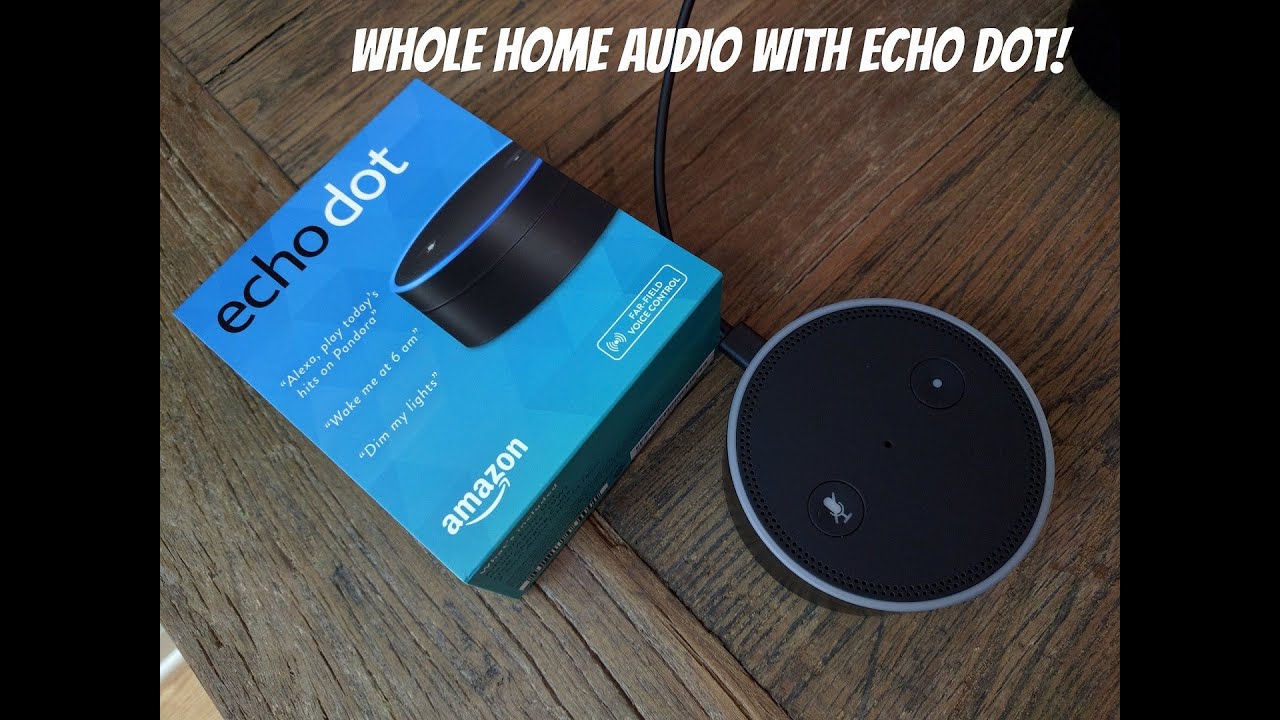 Connect Echo Dot to Whole Home Audio 🎶