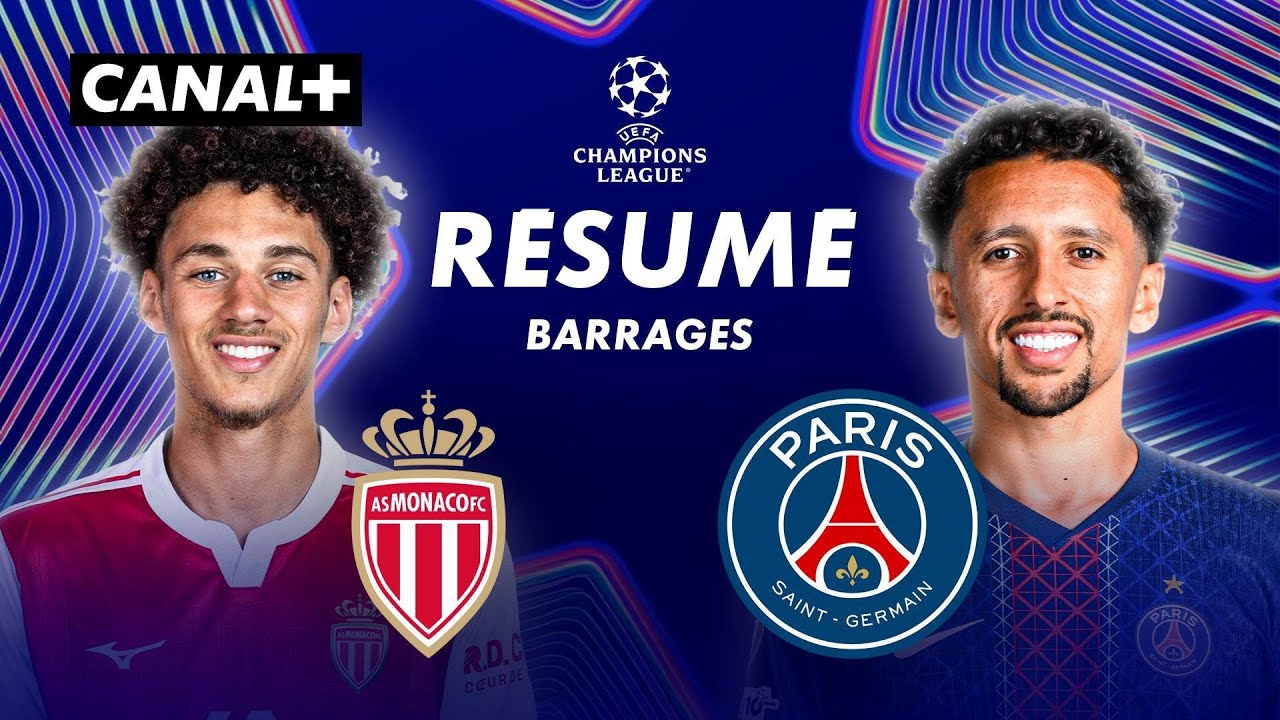 Résumé Monaco / PSG - Ligue des champions 2025-26 🏆