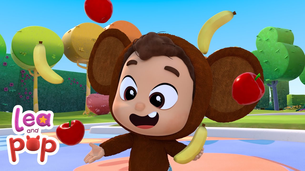 Apples & Bananas - Fun Vowel Song with Lea & Pop 🍎🍌