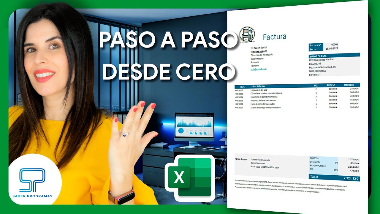 Crear Factura Automática en Excel en 2025 ✅